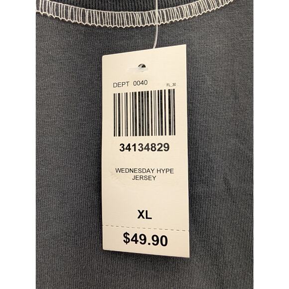 NWT BoxLunch Wednesday Nevermore Academy Ombré Long Sleeve T-Shirt in XL - Picture 6 of 9